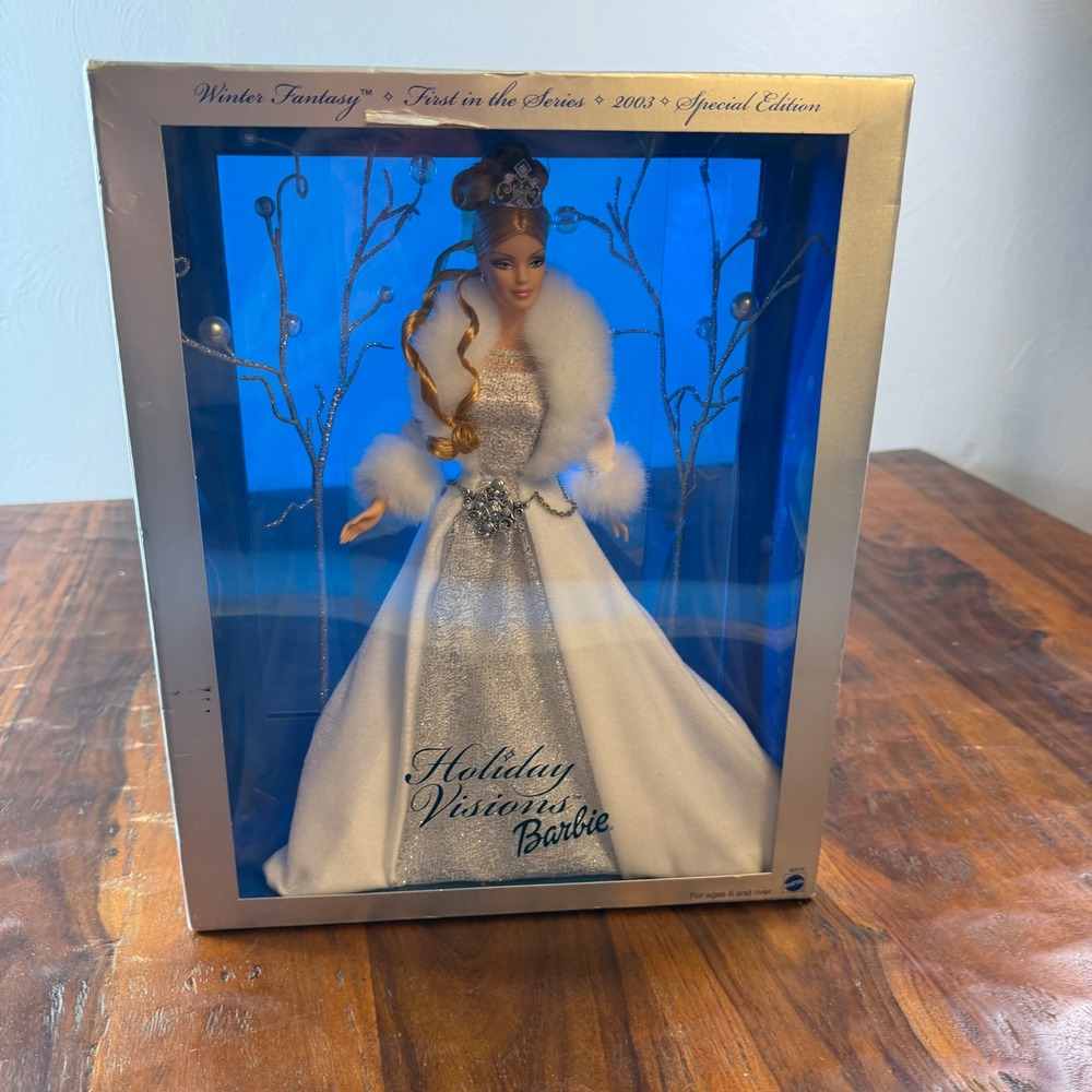 Barbie 2003 Holiday Visions Winter Fantasy Special Edition Doll Mattel B2519